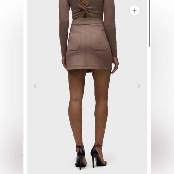 Hudson Jeans seamed Deep Tapue Mini Skirt with sculpting knit nwot - Picture 15 of 16